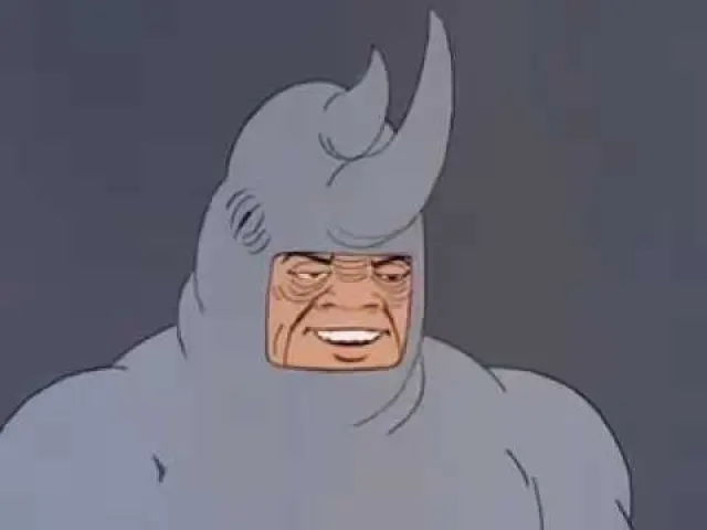 Spider-Man Rhino meme blank meme template