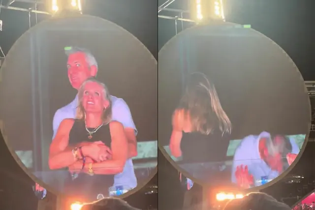 CEO Astronomer at Coldplay concert blank meme template