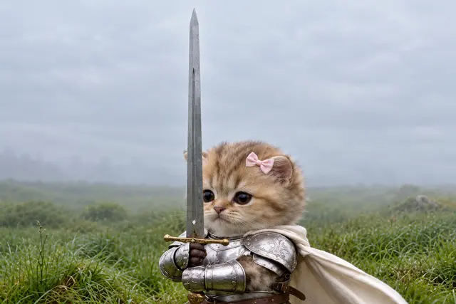 Knight Kitten