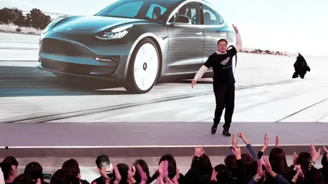 Elon Musk dances in Shanghai blank meme template