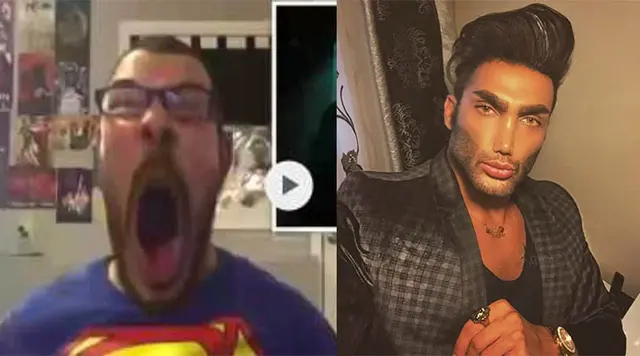Шаблон мема «Average Fan vs. Average Enjoyer» без готовой подписи