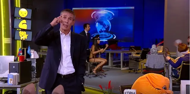 Show “Hype News” with Alexey Panin blank meme template