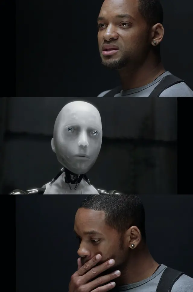 I Robot Will Smith blank meme template