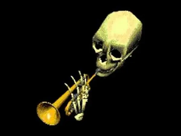 Skull Trumpet blank meme template