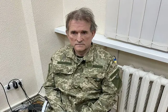Arrested Viktor Medvedchuk blank meme template