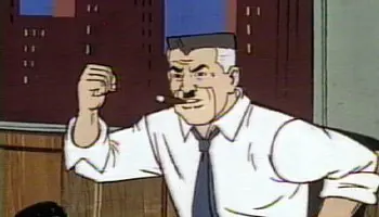 J Jonah Jameson Spiderman blank meme template