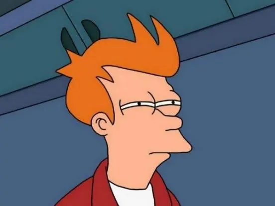 Futurama Fry blank meme template