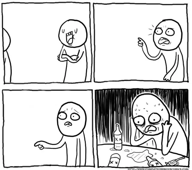 Overconfident Alcoholic blank meme template
