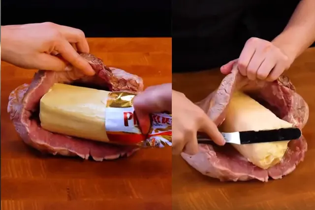 Oil the meat blank meme template