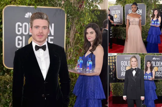 Fiji Water Girl meme template