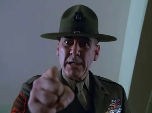 Sergeant Hartmann blank meme template