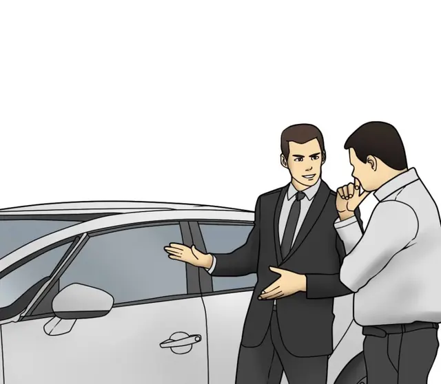 Car Salesman blank meme template