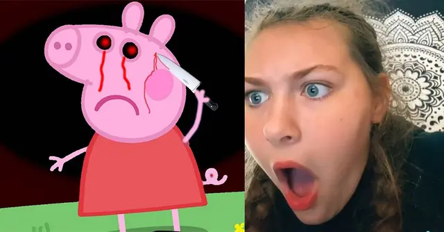 Peppa Pig died blank meme template