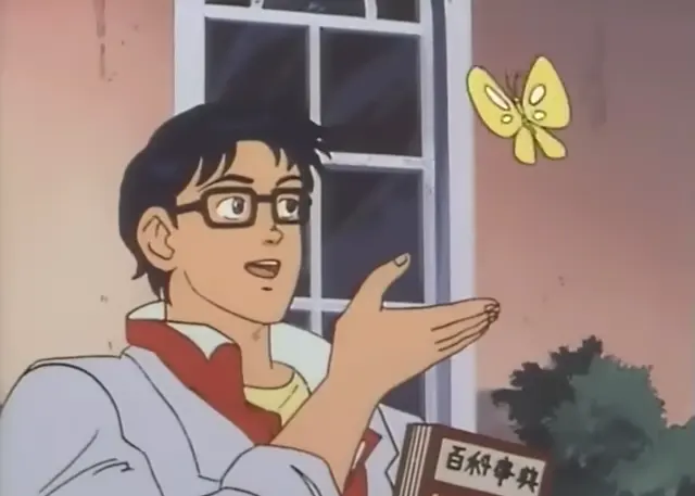 Is This a Pigeon? blank meme template