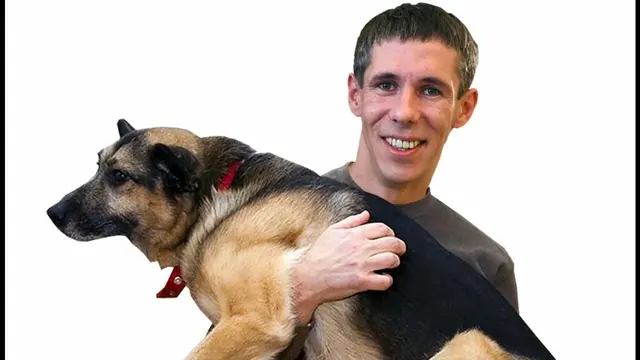 Panin and the dog blank meme template