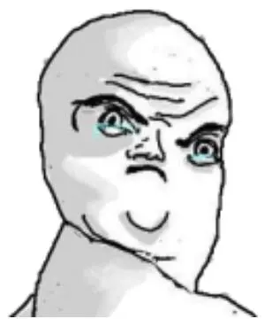Not Okay Rage Face blank meme template