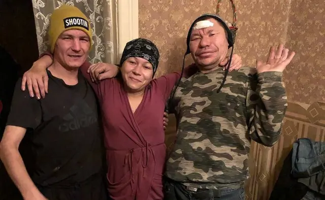 Oleg Mongol, Mad Pasha and Wild Irishka meme template