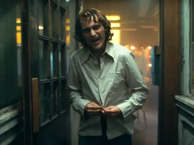 Joker laughs like a celebrity blank meme template