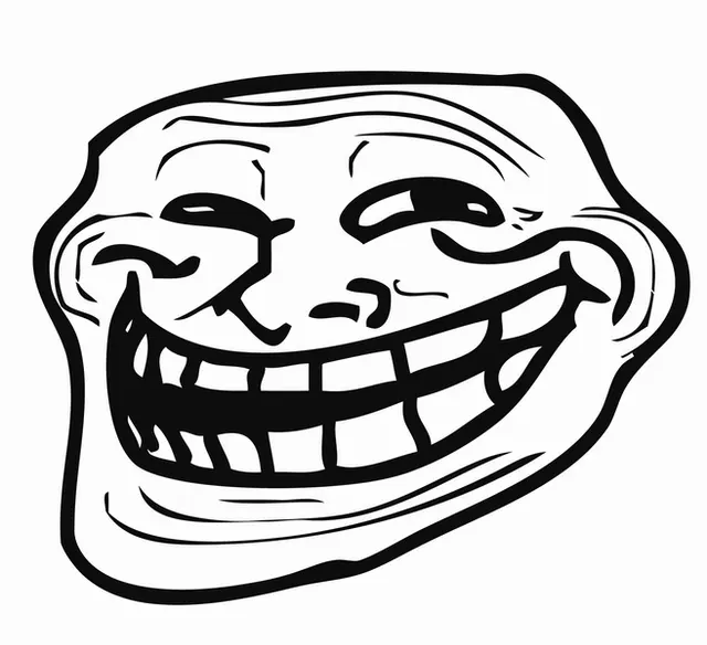 Шаблон мема «Trollface»