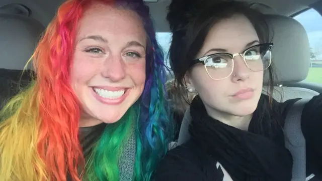My Sister And I Are Polar Opposites blank meme template