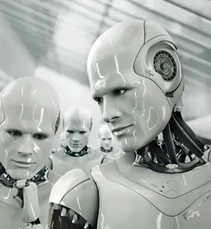 Robots blank meme template