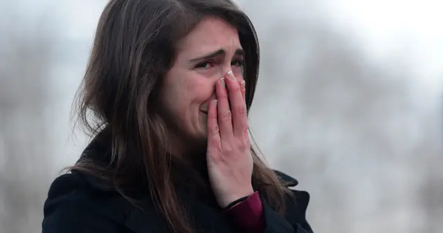 Crying girl blank meme template