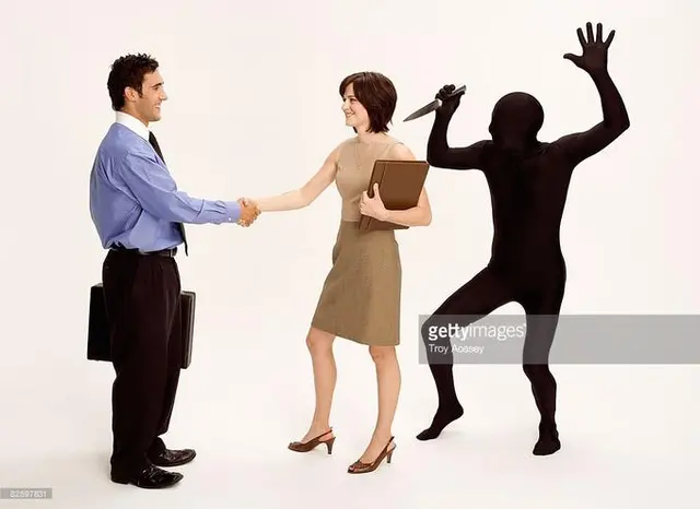 Stock Photo Backstabber meme template