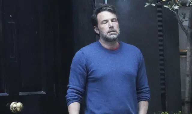 Ben Affleck with a cigarette blank meme template