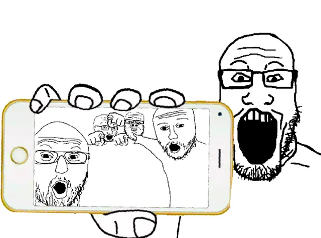 Soyjak blank meme template