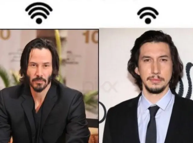 Wi-Fi loses one bar of signal blank meme template
