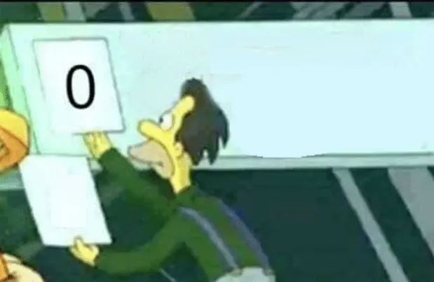 0 days without (Lenny, Simpsons) meme template
