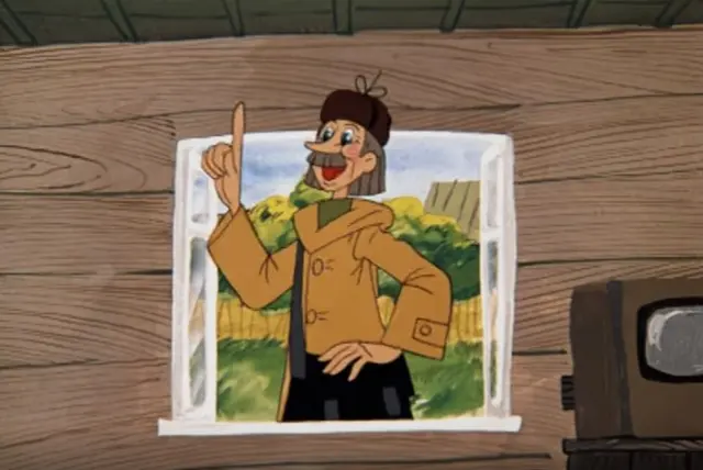 Murder of postman Pechkin blank meme template