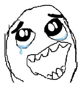 Happy Guy Rage Face blank meme template