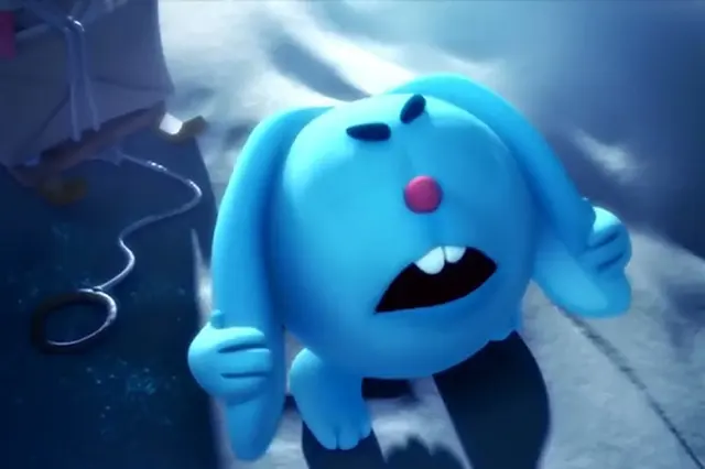 Krosh screams blank meme template