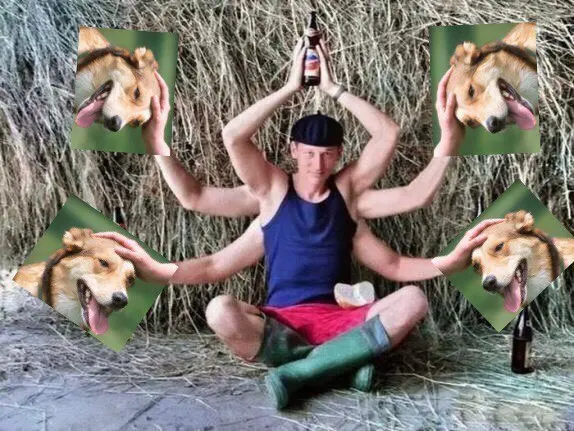 Pet the dog blank meme template