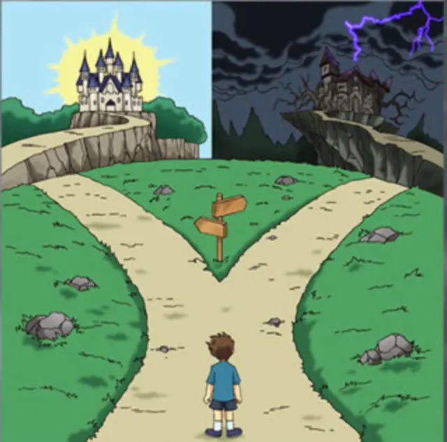 Yu-Gi-Oh Dramatic Crossroads blank meme template