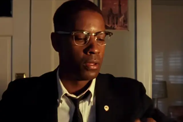 Denzel Washington Slamming the Table blank meme template