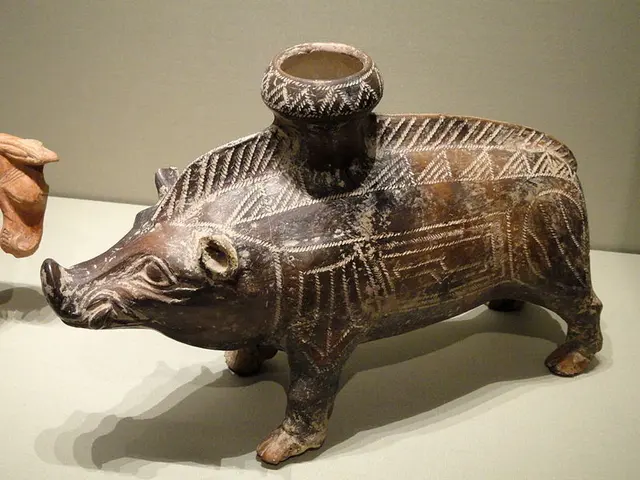 Boar Vessel, 600–500 BC, Etruscan, Ceramic blank meme template