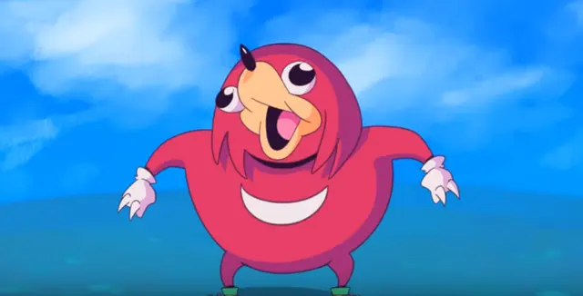 Ugandan Knuckles blank meme template