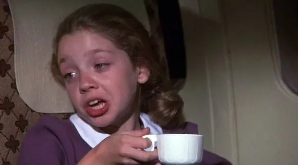 Boy and girl with coffee blank meme template