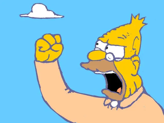 Old man yells at cloud meme template