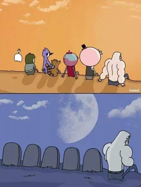 Regular Show Graves blank meme template