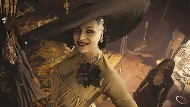 Lady Dimitrescu blank meme template