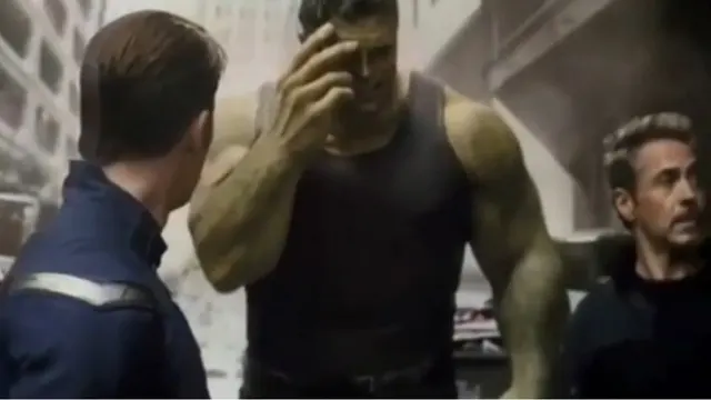 Regretful Hulk blank meme template