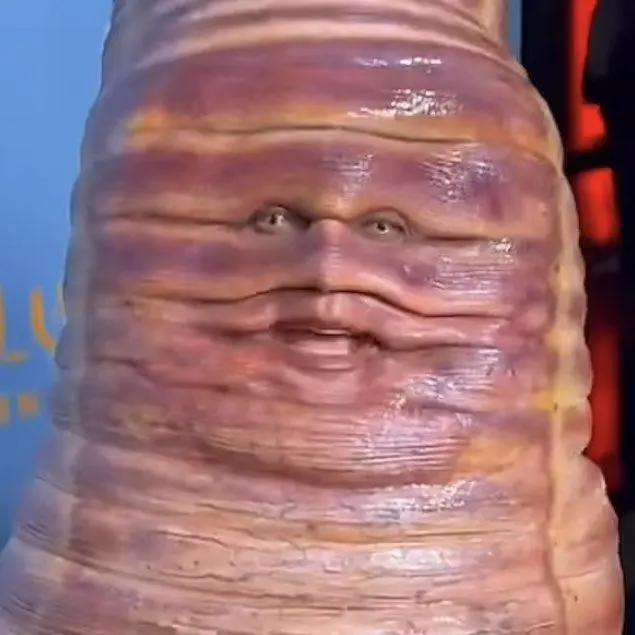 Heidi Klum’s Worm Costume blank meme template