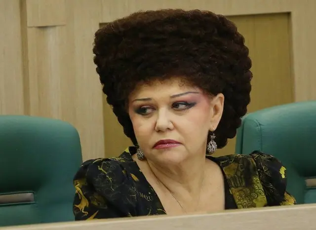 Valentina Petrenko and her hairstyle blank meme template