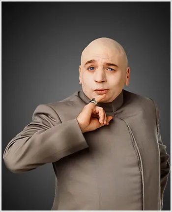 Шаблон мема «Доктор Зло» без готовой подписи