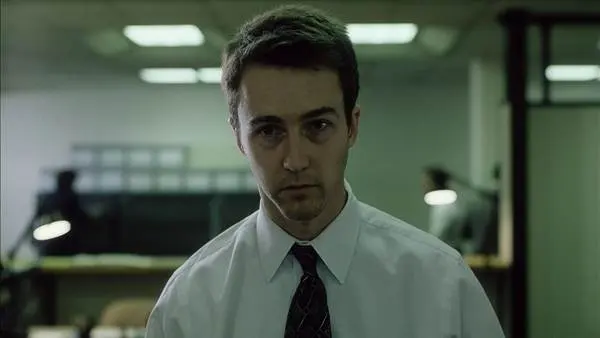 Sleep-deprived Edward Norton blank meme template