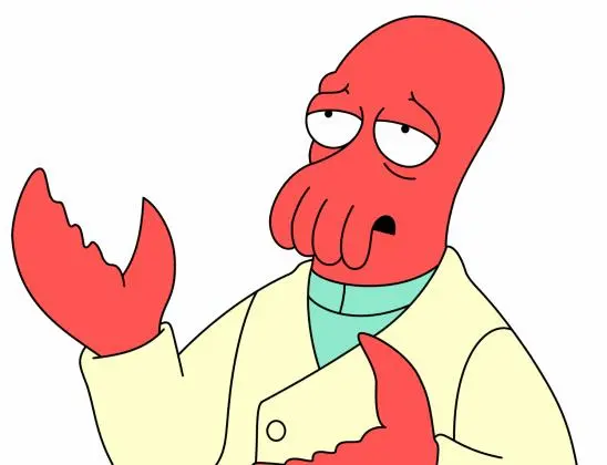 Futurama Zoidberg blank meme template