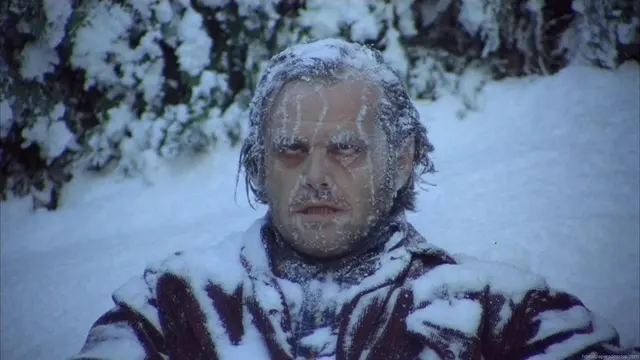 Frozen Jack Nicholson blank meme template